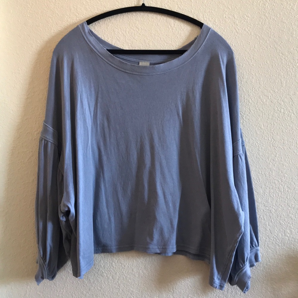 Lavender free people long sleeved top
